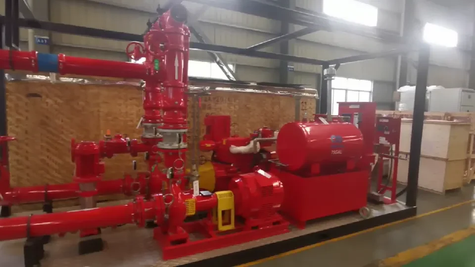 Nfpa20 Fire Pump Skid Mounted System